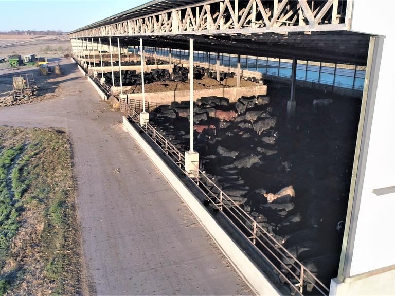 SD Monoslope Feedlot For Sale Advantage Land Co