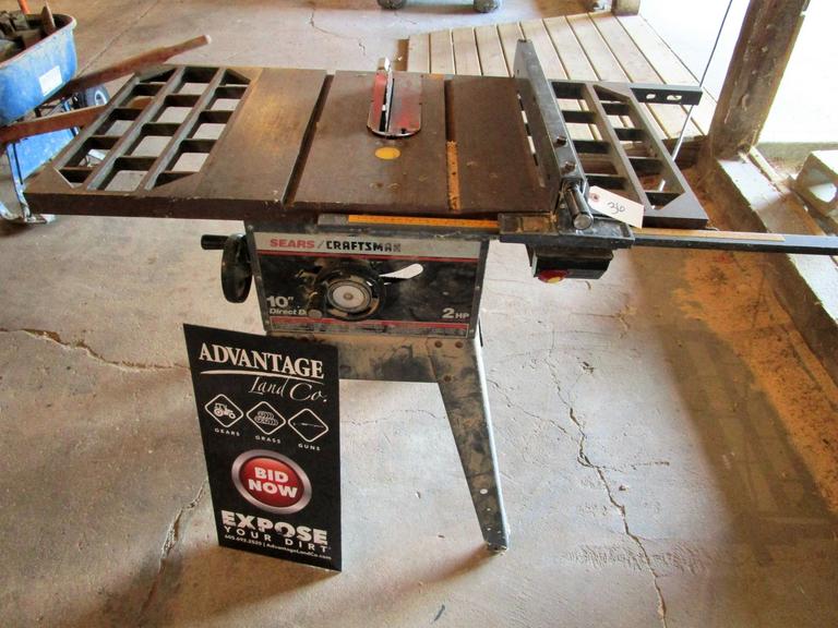 Sears - Craftsman 10" Table Saw | Advantage Land Co